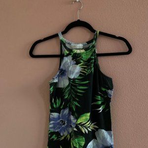 Hawaiian Print Tank-top